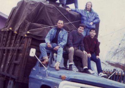 Abus tournée Chili 1991 (PJG-S.Belmondo-X.Mertian-JJ.Cinélu-P.Buchmann)